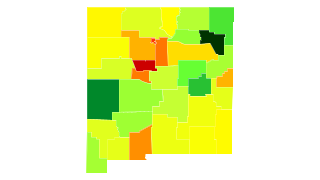New Mexico Population Density Thumbnail